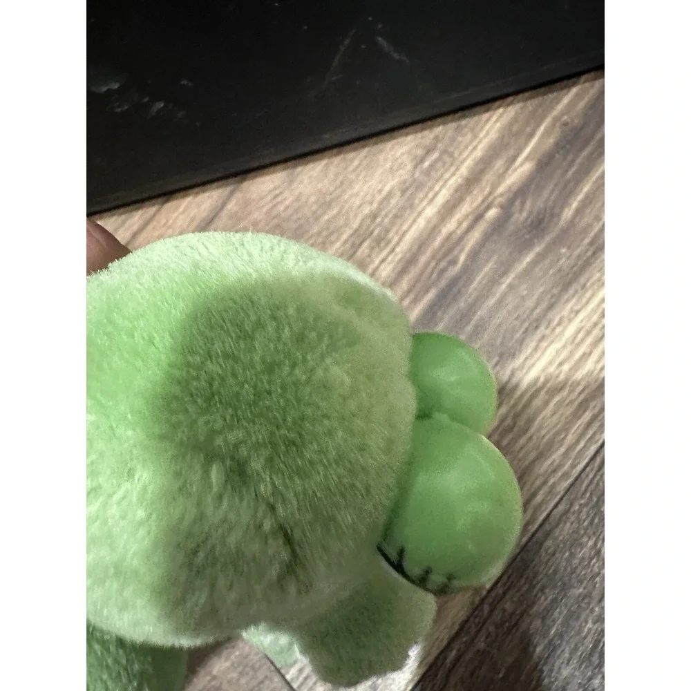 VGUC- Vintage-1988 Alligator Crocodile Plush Green Pink Baby‎ Applause